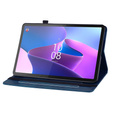 Huse pentru Lenovo Tab P11 Gen 2, Wallet Pen Slot, albastru