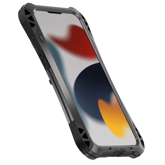Husă pentru iPhone 13, R-JUST AMIRA, armată, negru