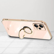 Huse pentru POCO X5 Pro 5G, Electro Ring, roz rose gold