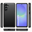 Huse pentru Samsung Galaxy A36 5G, Sliding Card Holder, negru