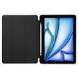 Husă pentru iPad Air 13" 2025/2024 (7/6 gen.), Smartcase cu spațiu pentru stylus, negru