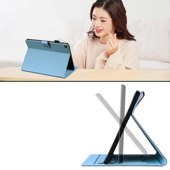 Husă pentru Lenovo Tab M10 Plus 10.6 Gen 3, cu clapetă, animal, albastru