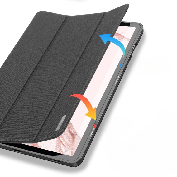 Husă pentru Samsung Galaxy Tab S9 11", Dux Ducis Domo, negru