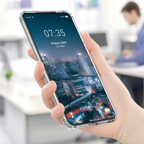 Husă pentru Samsung Galaxy S25 Edge, Fusion Hybrid Case, pentru MagSafe, transparentă