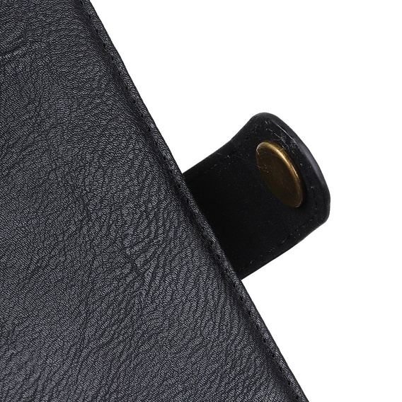 KHAZNEH RFID caz pentru Motorola G85 5G, Litchi Texture, negru