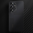 Carcasa BENKS Kevlar pentru Samsung Galaxy S25 Ultra, pentru MagSafe, Carbon Fiber, negru