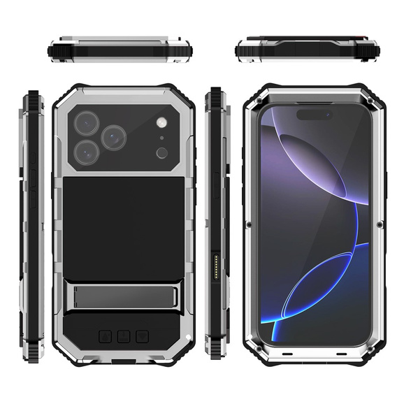 Carcasă blindată R-JUST cu suport pentru iPhone 17 Pro Max