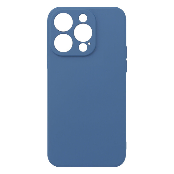 Husa pentru iPhone 15 Pro Max, Silicone Lite, albastru închis