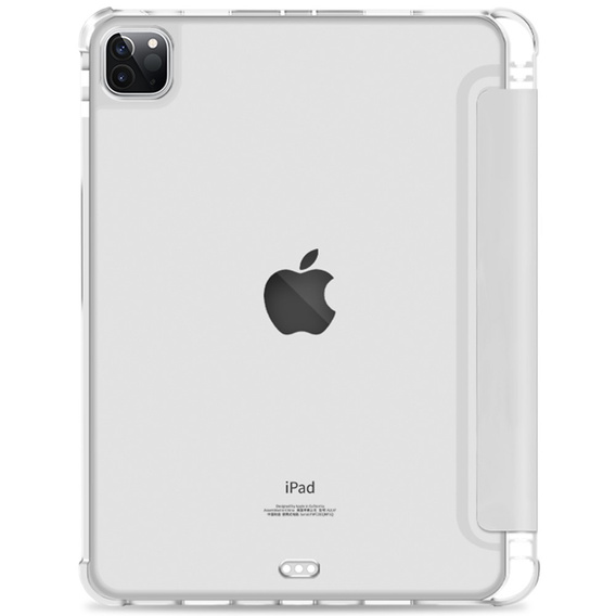 Husă pentru iPad Pro 11 2022 / 2021 / 2020, Smartcase Hybrid, cu spațiu pentru stylus, gri