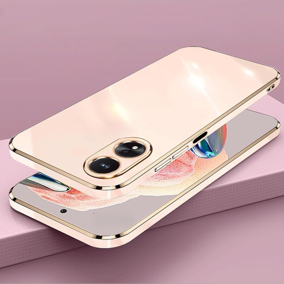 Husă pentru Oppo A38 4G / Oppo A18 4G, Glamour CamShield, roz rose gold