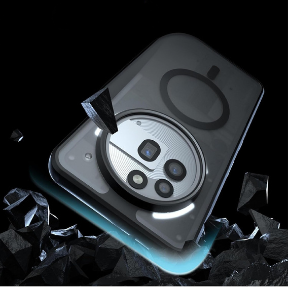 Husă pentru Nothing Phone 3A Pro, pentru MagSafe, ERBORD Matt Case, negru