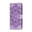 Cu clapetă pentru Xiaomi Redmi Note 9s/ 9 Pro, Mandala Flower, violet