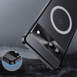 Carcasă de protecție pentru camera foto pentru Google Pixel 8, CamShield MagSafe, transparent / negru