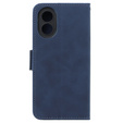 Cu clapetă pentru Oppo A58 4G, Card Slot, albastru