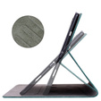 Huse pentru Samsung Galaxy Tab S9, Wallet Pen Slot, verde