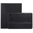 Carcasă + tastatură Samsung Galaxy Tab S9+, Leather Pen Slot TouchPad, negru