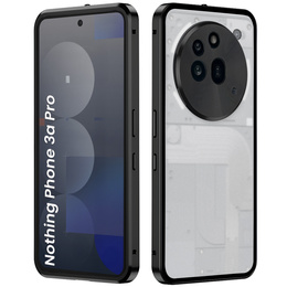 Carcasă pentru Nothing Phone 3a Pro, Frame Case, negru