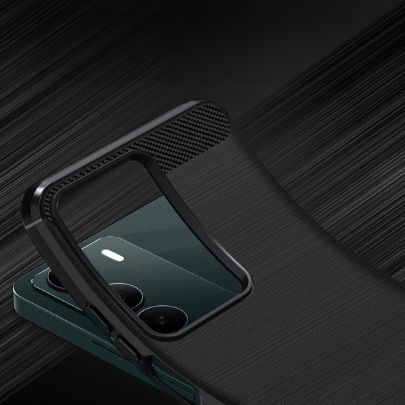 Huse pentru Realme C71, Carbon, negru