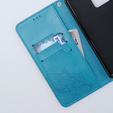 Cu clapetă pentru Motorola Moto G54 5G, Mandala, albastru