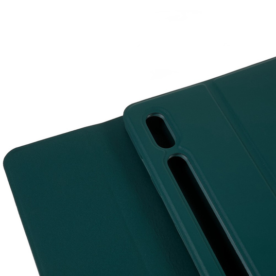 Carcasă + tastatură Samsung Galaxy Tab S7 T870/T875 / S8, Pen Slot, verde