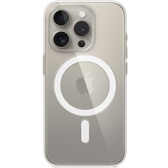 Apple Clear Case MagSafe pentru iPhone 15 Pro