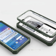 Husă blindată pentru Samsung Galaxy S23 FE, Dexnor Full Body (Two Frames), verde