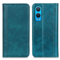 Husa cu clapetă pentru OnePlus Nord CE4 Lite, Split Leather, verde