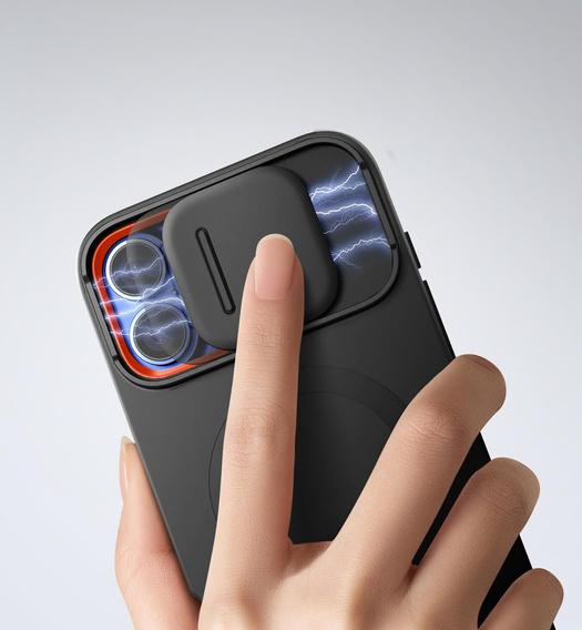 Husă pentru iPhone 12 / 12 Pro, Suritch Shockproof, pentru MagSafe, negru