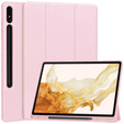 Husă pentru Samsung Galaxy Tab S10+ Plus, Smartcase cu spațiu pentru stylus, roz