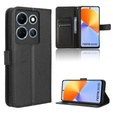 Cu clapetă pentru Infinix Note 30 5G, Wallet Smart Magnet, negru