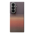 Husă pentru Samsung Galaxy Z Fold6 5G - magnetic Aramid Fiber, portocaliu