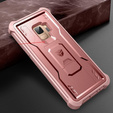 Husă blindată pentru Samsung Galaxy S9, Dexnor Full Body, roz