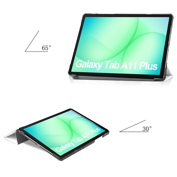 Husă inteligentă cu imprimeu pentru Samsung Galaxy Tab A11+/A9+