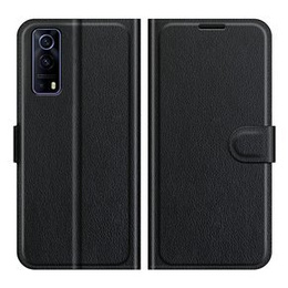 Husa cu clapetă pentru Vivo Y52 5G / Y72 5G, Split Leather, albastru