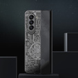 Husă pentru Samsung Galaxy Z Fold 5 5G, Mechanical Legend, negru