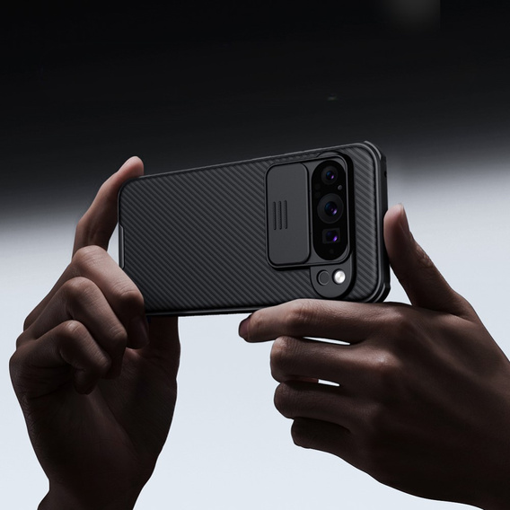 Carcasă blindată Nillkin pentru Google Pixel 9 Pro XL, CamShield Pro, negru
