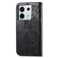 Cu clapetă pentru Xiaomi Redmi Note 13 Pro 5G, Butterfly, negru