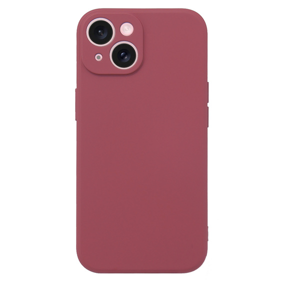 Husa pentru iPhone 15, Silicone Lite, roșu