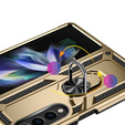 Husă blindată pentru Samsung Galaxy Z Fold 4 5G, Nox Case Ring, de aur