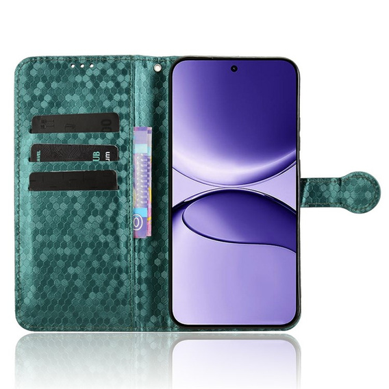 Wallet Rhombus flip caz pentru Xiaomi Poco F7 5G