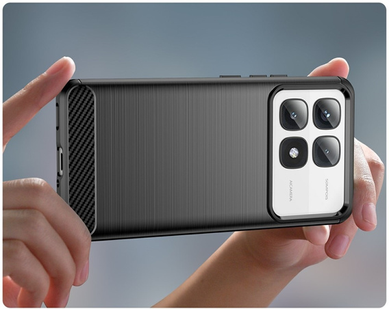 Huse pentru Xiaomi 14T Pro, Carbon, negru