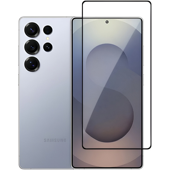 Sticlă călită 3D pentru Samsung Galaxy S25 Ultra, cadru negru