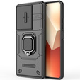 Husă pentru Xiaomi Redmi Note 13 5G, KickStand Camera Lens, negru
