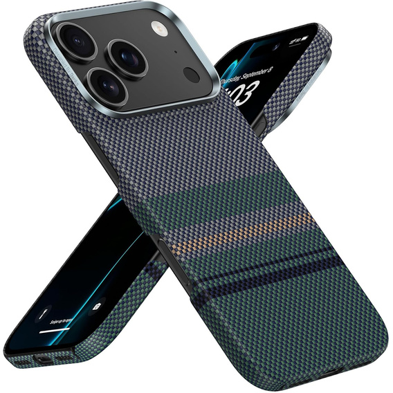 Husă BENKS Kevlar Magnetic Armor Air Aurora 600D pentru MagSafe pentru iPhone 17 Pro Max