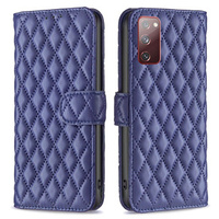 Cu clapetă pentru Samsung Galaxy S20 FE, Wallet, BINFEN COLOR, albastru