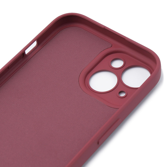 Husa pentru iPhone 15, Silicone Lite, roșu