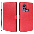 Cu clapetă pentru Infinix Hot 11s, Crazy Horse Wallet, roșu