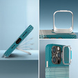 Carcasă pentru iPhone 15 Pro, cadru Kickstand, pentru MagSafe, Moon Green