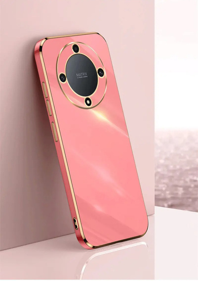 Husă pentru Honor Magic 6 Lite 5G, Glamour CamShield, roșu