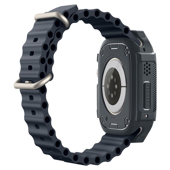 Husă Spigen Rugged Armor Dark Gray pentru Apple Watch Ultra 1 / 2 (49 mm)